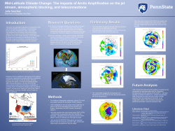 Mid-Latitude Climate Change: The impacts of Arctic