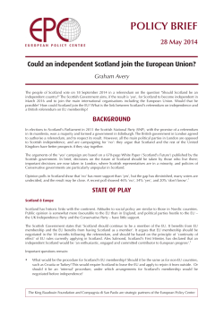 Could an independent Scotland join the European Union?
