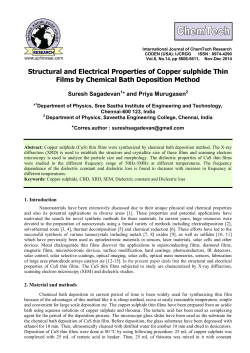 Structural and Electrical Properties of Copper sulphide Thin Films by