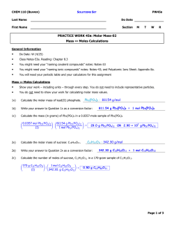 PW-045b-Molar Mass-02-Mass-Mole Calculations