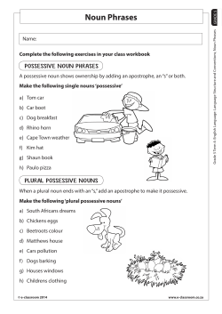 Noun Phrases - E