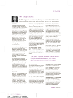 the magna carta