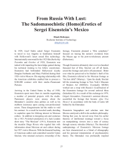 From Russia With Lust: The Sadomasochistic (Homo)