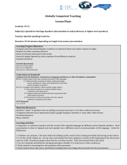 Spanish-speaking Countries