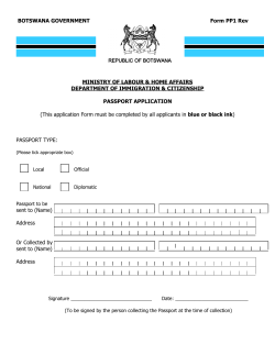 botswana government - Embassy of Botswana