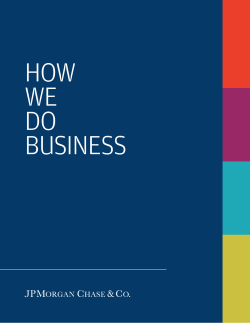 How We Do Business
