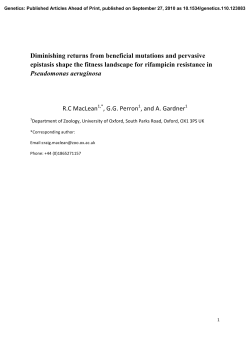 Diminishing returns from beneficial mutations and
