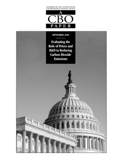 Evaluating the Role of Prices and R and D in Reducing Carbon