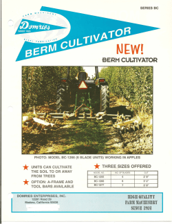specification sheet