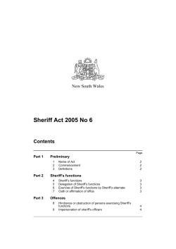 Sheriff Act 2005