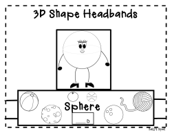 3D Shape Headbands Sphere