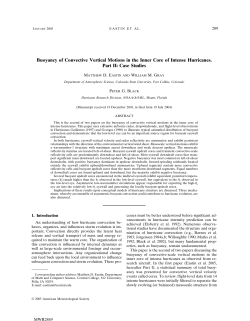 Buoyancy of Convective Vertical Motions in the Inner Core of Intense