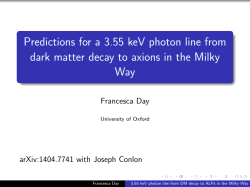 Predictions for a 3.55 keV photon line from dark