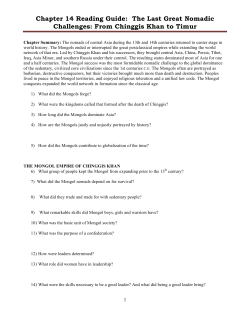 Chapter 14 Reading Guide
