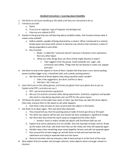 Concepts and directions