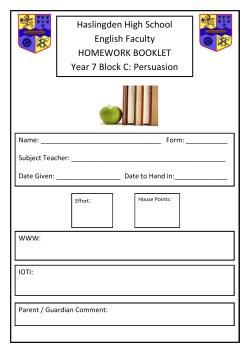 English - Haslingden High School