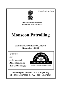 English - rdso - Ministry of Railways