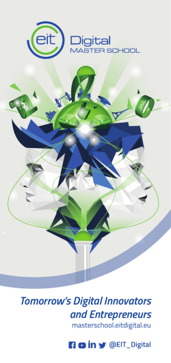 Tomorrow`s Digital Innovators and Entrepreneurs