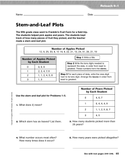 Stem-and-Leaf Plots