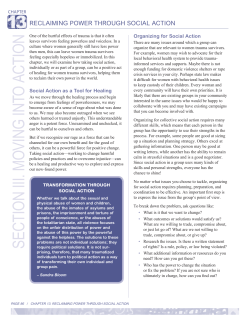 Chapter 13. Reclaiming Power Through Social Action