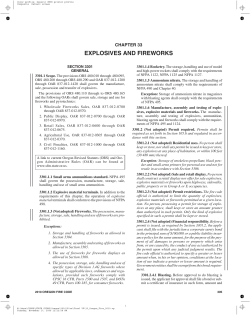 Chapter 33 Explosives and Fireworks