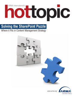 Solving the SharePoint Puzzle