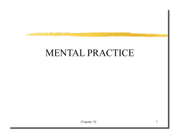 MENTAL PRACTICE