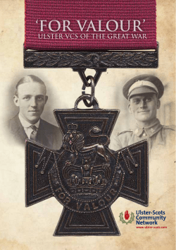 for valour - Ulster Scots Community Network