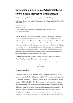 IJDL_GameMetadata - University of Washington