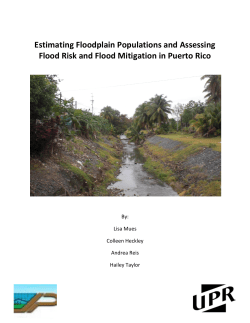 Estimating Floodplain Populations and Assessing Flood Risk and