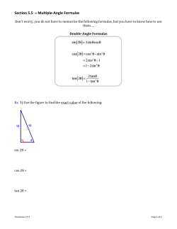 Section 5.5 &ndash; Multiple