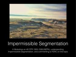 Impermissible Segmentation