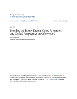 Branding the Family Drama: Genre Formations and Critical