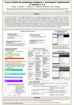A new module for predicting mutagens / carcinogens implemented