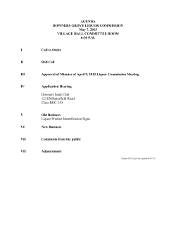 Agenda\05-07-15 - Village of Downers Grove