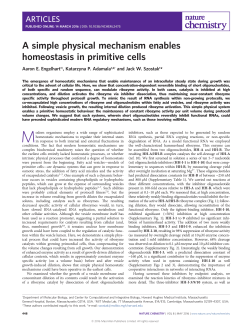 A simple physical mechanism enables homeostasis in primitive cells