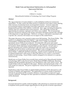 Model Tests and Operational Optimization of a Self