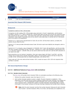 GSCN for 16-524 Suboptimal creation of GS1