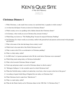 Christmas Dinners 1