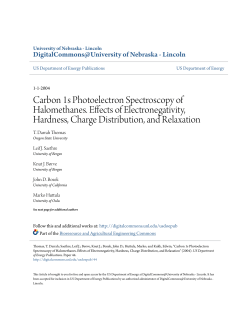 Carbon 1s Photoelectron Spectroscopy of Halomethanes. Effects of