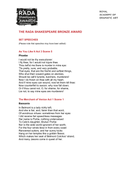 Bronze Speeches