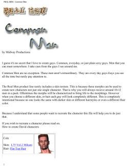 REAL MEN : Common Men