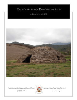 Teaching Kit - California Indian Museum and Cultural Center