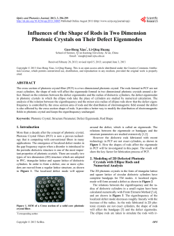 Influences of the Shape of Rods in Two Dimension Photonic