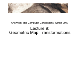 Geometric map transformations