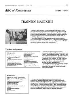 ABC of Resuscitation