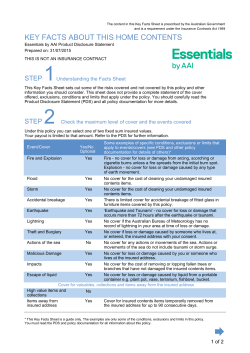 key facts about this home contents