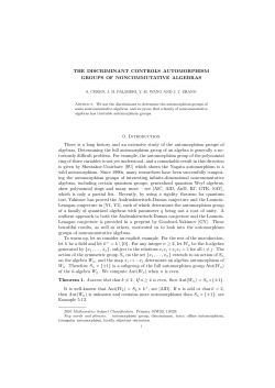 THE DISCRIMINANT CONTROLS AUTOMORPHISM GROUPS OF