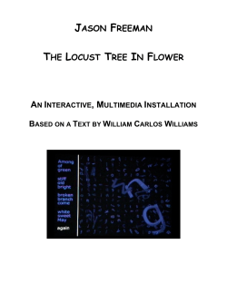 JASON FREEMAN THE LOCUST TREE IN FLOWER