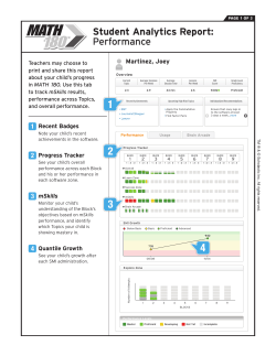 Student Analytics Report: Performance